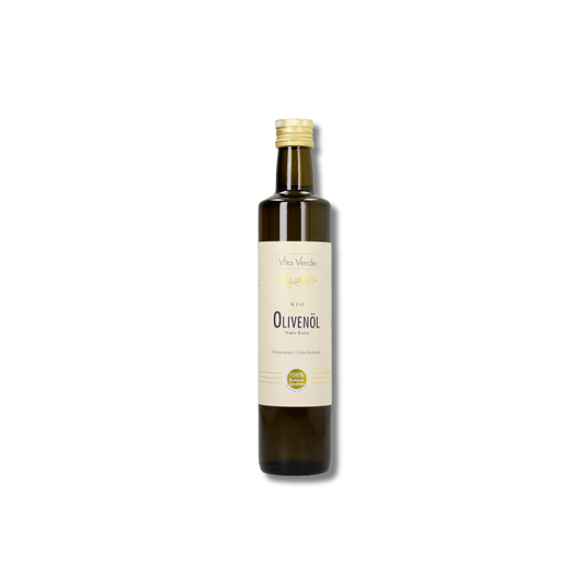 Organic extra virgin olive oil from Greece